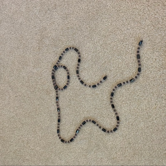 🌷3 for$25🌷Pair of Black & White & Pink Crystal Magnetic Bead Wrap Bracelets - Picture 7 of 8